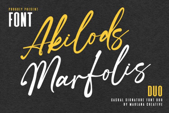 Akilods Marfolis: A Handcrafted Font for Branding