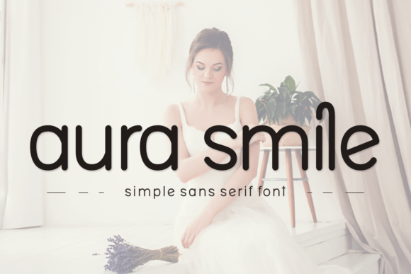 Aura Smile: A Modern Sans Serif Typeface for Digital Design
