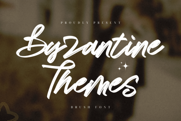 Byzantine Themes Brush: A Typeface for Editorial Grace