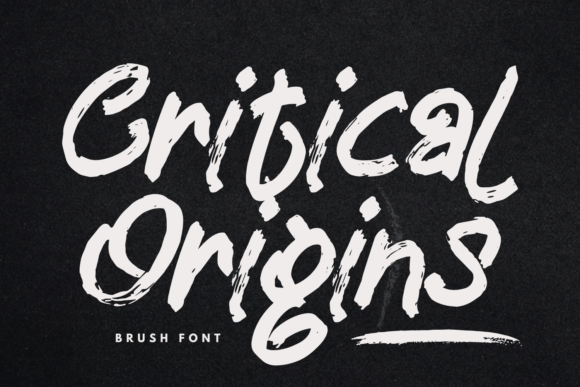 Critical Origins: A Hand-Drawn Font for Branding