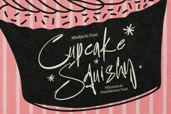 Cupcake Squishy: A Handwritten Font for Web Design