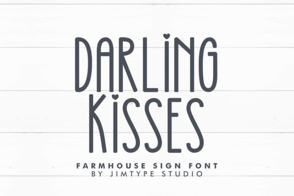 Darling Kisses: A Typeface for Memorable Brands