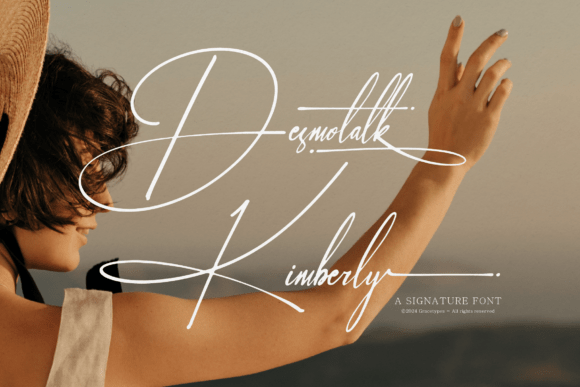 Desmotalk Kimberly: A Delicate Handwritten Font for Branding