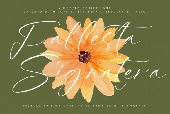Fallesta Signatera: A Script Font for Elegant Branding