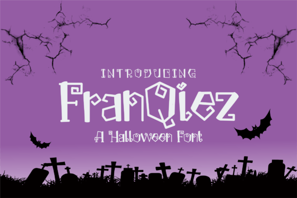 Franqiez: A Spooky Display Font for Editorial Design