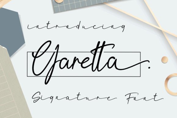 Garetta: A Premium Script Font for Editorial Design