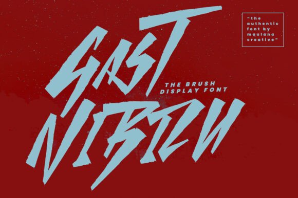 Gast Nibizu: A Handcrafted Script Font for Editorial Design