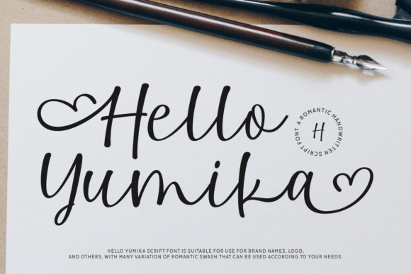 Hello Yumika: A Handwritten Typeface for Digital Design