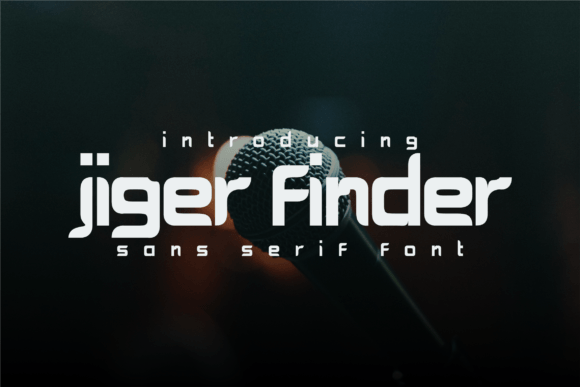 Jiger Finder: A Dynamic Sans Serif Font for Web Design