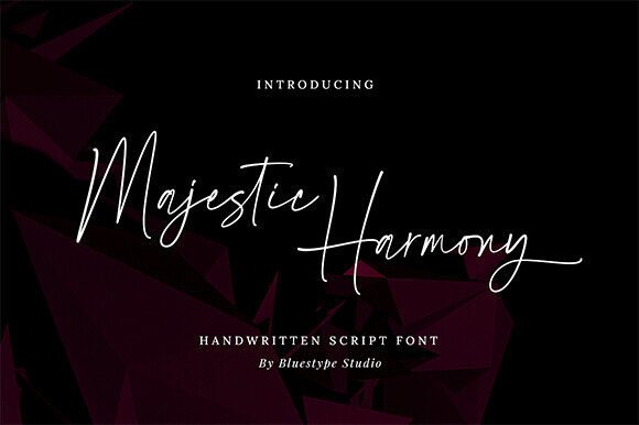 Majestic Harmony: A Signature Font for Branding