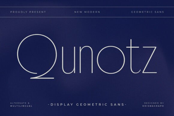 Qunotz: The Ultra-Thin Sans Serif Font for Modern Brands
