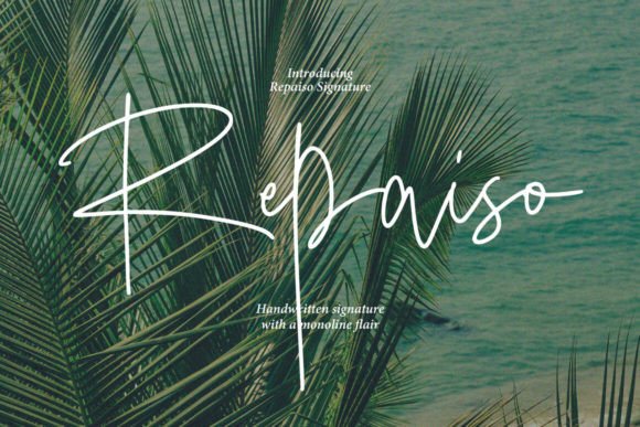 Repaiso Font: Elevate Your Handmade Brand