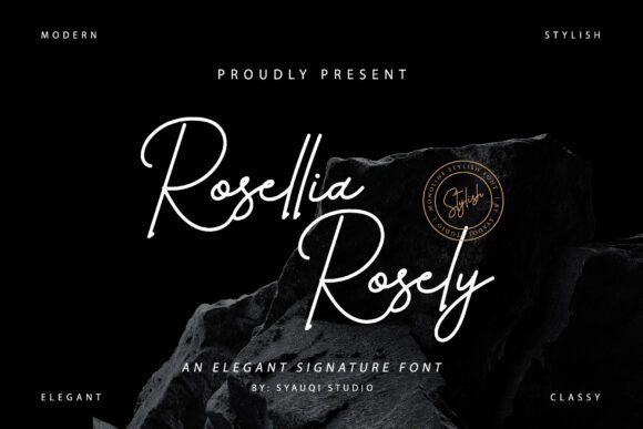 Rosellia Rosely: A Handwritten Typeface for Editorial Grace