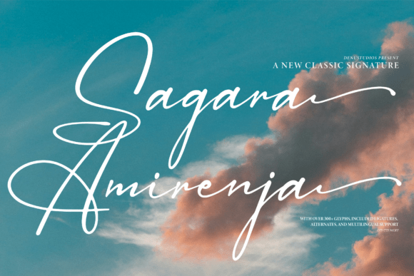 Sagara Amirenja: A Signature Font for Polished Brands