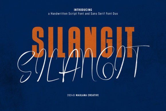 Silangit Duo: A Handcrafted Script Font for Web Design