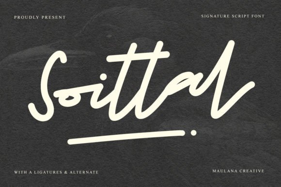 Soittal: A Handcrafted Signature Typeface for Modern Brands