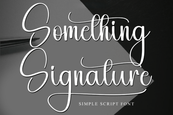 Something Signature: A Festive Typeface for Holiday Campaigns