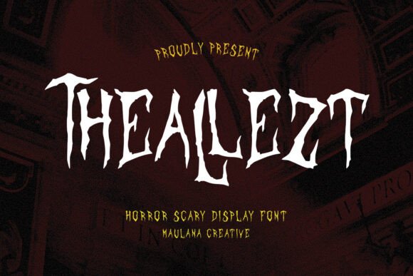 Theallezt: A Bold Blackletter Font for Edgy Branding