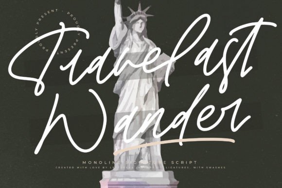 Travelast Wander: A Script Font for Digital Branding
